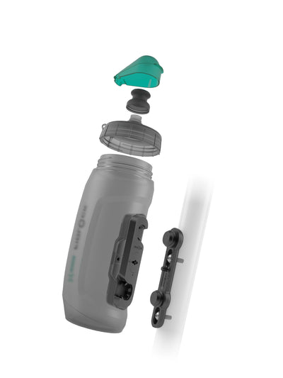 TWIST bottle 590 antibacterial + bike base