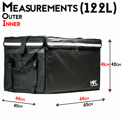 MFC 122L MAGNETO Series Magnetic and Zip Sling Food Delivery Thermal Bag