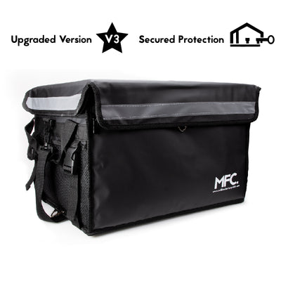 MFC 122L MAGNETO V3 Series Magnetic and Zip with Lock Ring Sling Food Delivery Thermal Bag