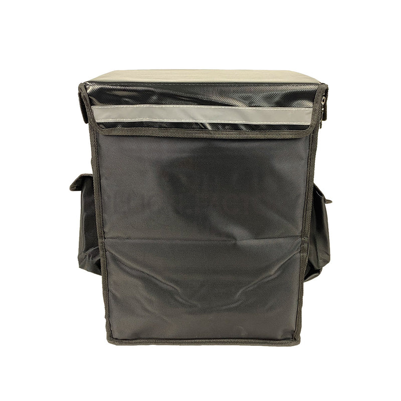 42L Litres Tall Backpack Velcro Series Food Delivery Thermal Bag with 2 side pocket