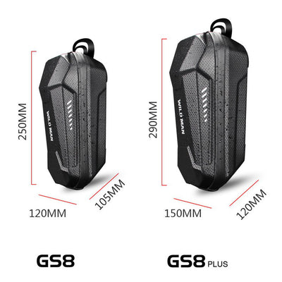 [Waterproof] Wild Man 2L Front Storage Pouch Holder Bag for Bicycle, Mountain, Foldable, Road Bike