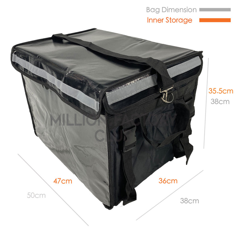 62L Litres Sling Velcro Series Food Delivery Thermal Bag