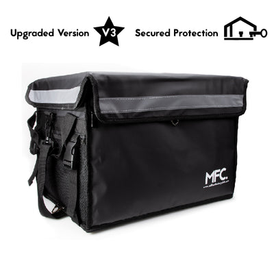 MFC 80L MAGNETO V3 Series Magnetic and Zip with Lock Ring Sling Food Delivery Thermal Bag