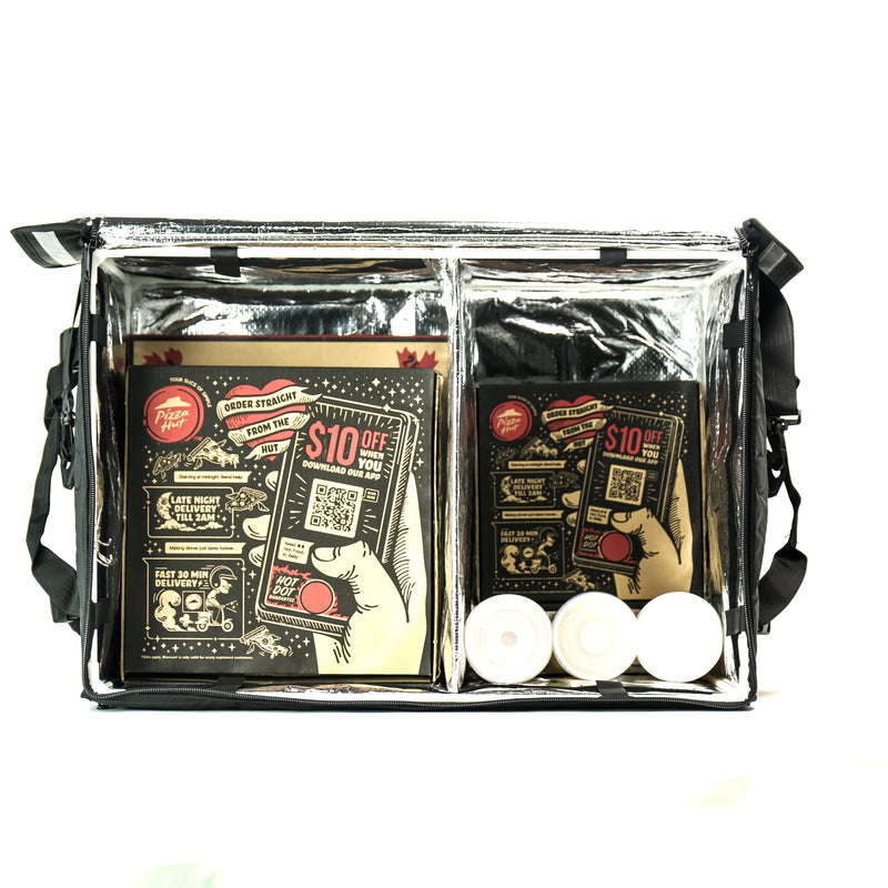 MFC 122L MAGNETO Series Magnetic and Zip Sling Food Delivery Thermal Bag