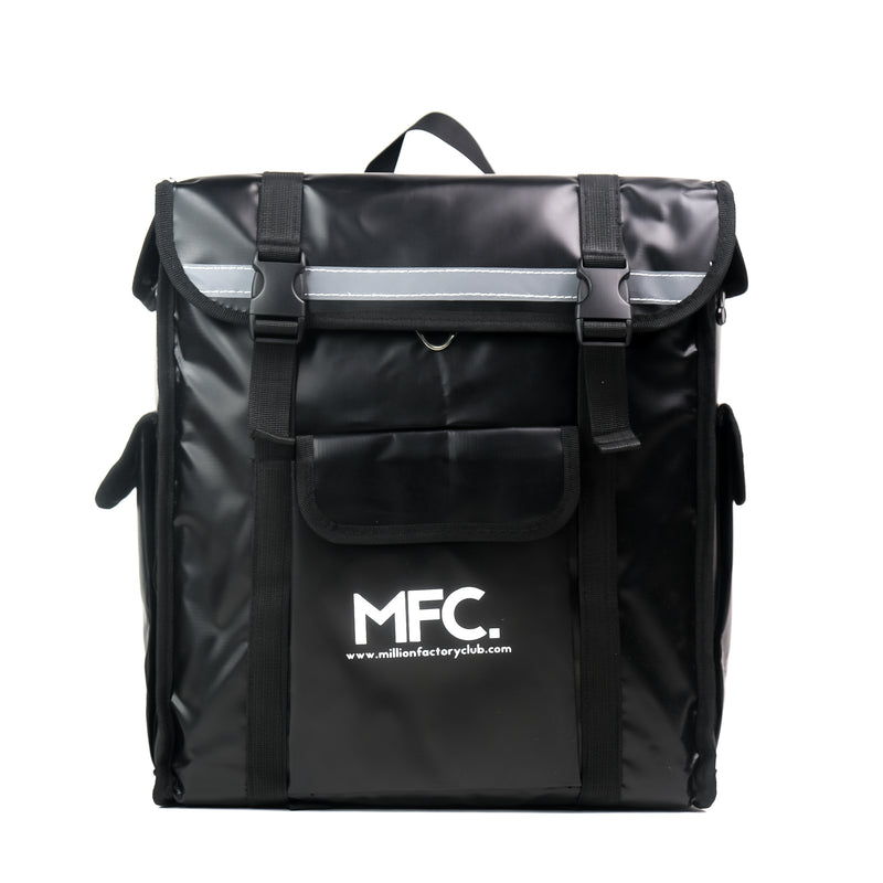 MFC 23.5L MAGNETO Tall Backpack Series Magnetic Food Delivery Thermal Bag with add on Buckle Clip & Pocket
