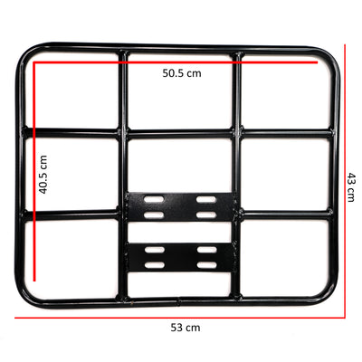 [50*40cm][No Handle Bar] Food Delivery Thick Metal Rack for Thermal Bag