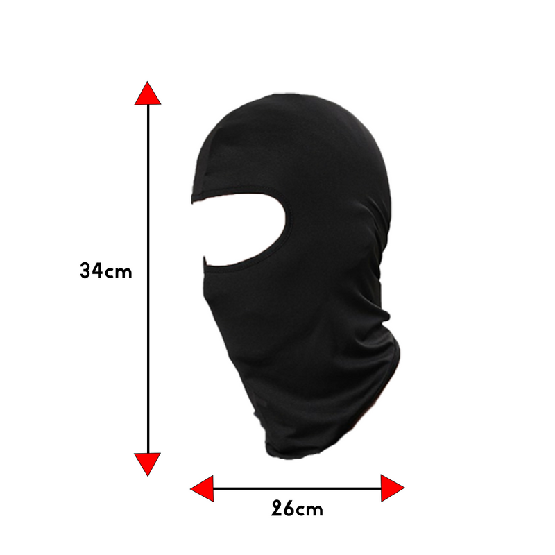 UV Protection Full Face Mask for Riders (Motorbike, eBike, bicycle, PMD, Scooter)