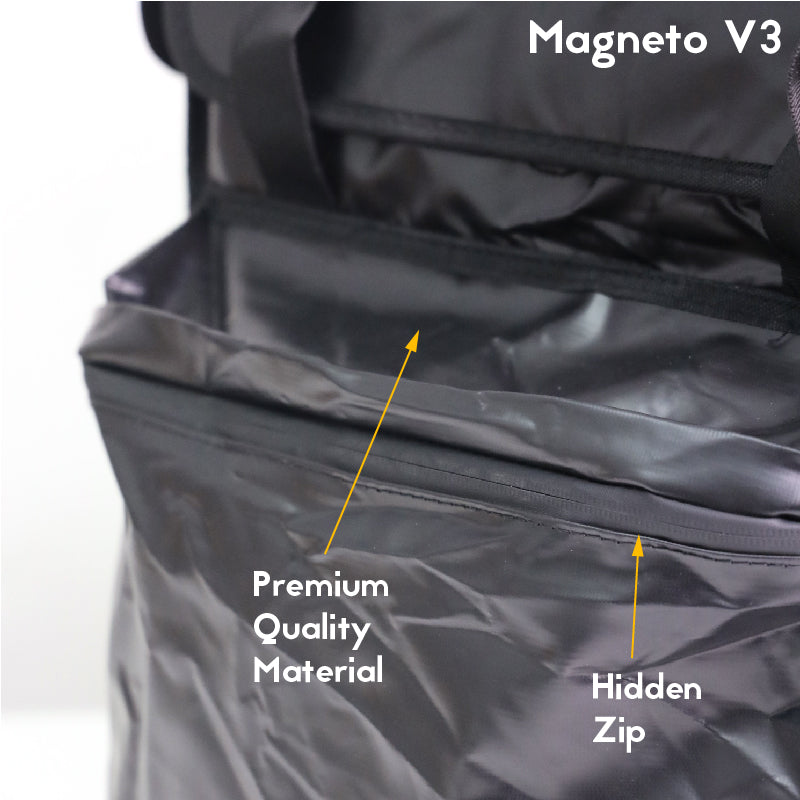 MFC 53.3L MAGNETO V3 Armour Series Magnetic and Zip with Lock Ring Backpack Food Delivery Thermal Bag