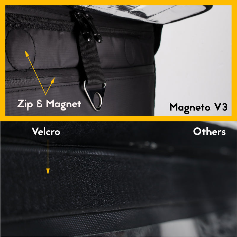 MFC 48L MAGNETO V3 Series Magnetic and Zip with Lock Ring Sling Food Delivery Thermal Bag