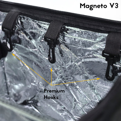 MFC 53.3L MAGNETO V3 Armour Series Magnetic and Zip with Lock Ring Backpack Food Delivery Thermal Bag