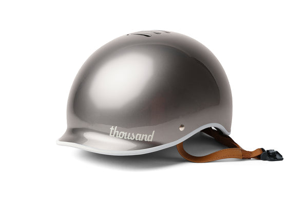 Thousand Helmet Heritage Collection Bike & Skate Helmet Polished Titanium
