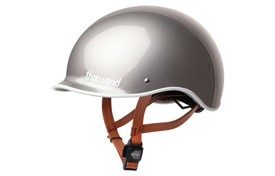 Thousand Helmet Heritage Collection Bike & Skate Helmet Polished Titanium