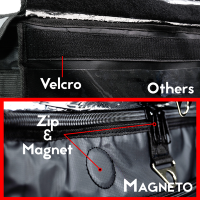 MFC 122L MAGNETO Series Magnetic and Zip Sling Food Delivery Thermal Bag