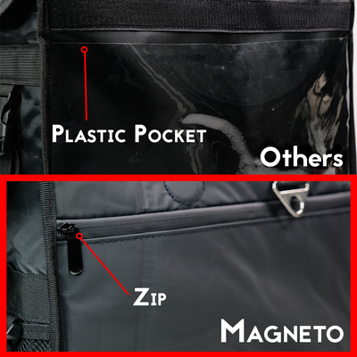 MFC 62L MAGNETO V3 Series Magnetic and Zip with Lock Ring Sling Food Delivery Thermal Bag