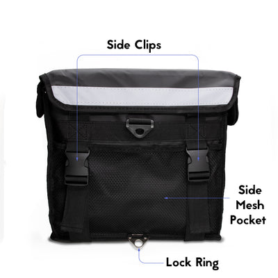 MFC 122L MAGNETO V3 Series Magnetic and Zip with Lock Ring Sling Food Delivery Thermal Bag