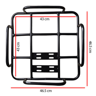 [43*43cm][4 Handle Bar] Food Delivery Square Thick Metal Rack for Thermal Bag