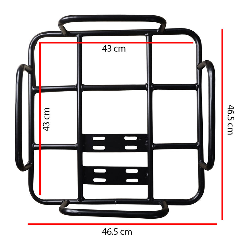 [43*43cm][4 Handle Bar] Food Delivery Square Thick Metal Rack for Thermal Bag